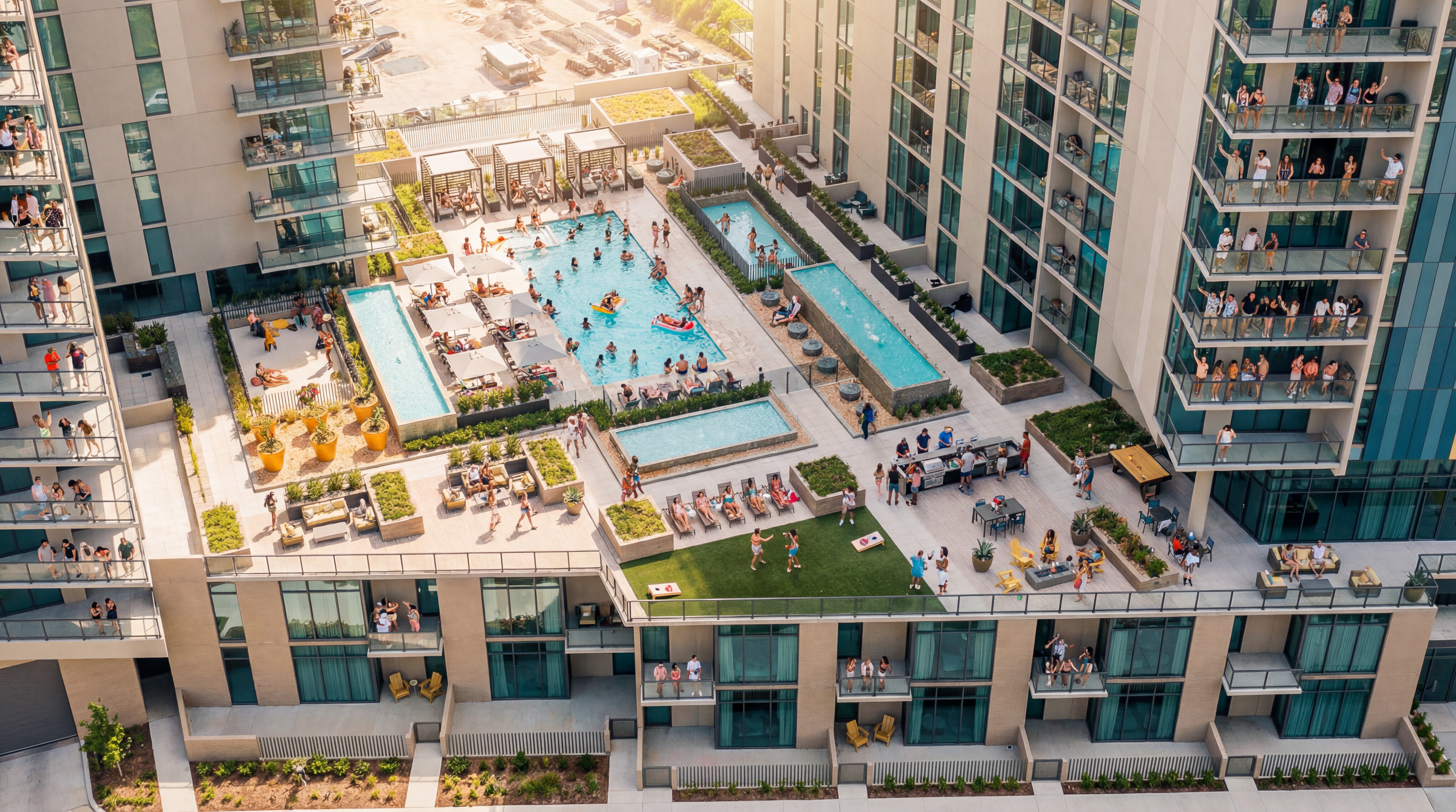 Photorealistic retail building